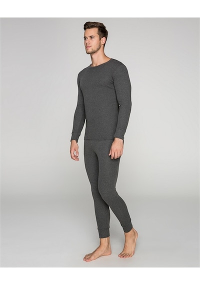 Thermoform Artica Unisex Termal İçlik Set  Antrasit Koyu Gri
