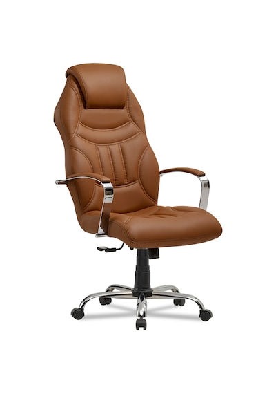 Zeus -bilgisayar - Ofis - Müdür - Büro - Makam Çalışma Koltuğu Renk Ayaklı Kahve Krom Zeus -bilgisayar - Ofis - Müdür - Büro - Makam Çalışma Koltuğu Renk Ayaklı Kahve Krom