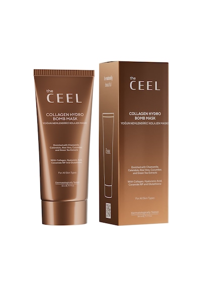 The Ceel Soyulabilen Kolajen Maske Glutatyon, Ceramide Np ve Yeşil Çay Özlü 50 ml