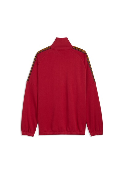 Puma Galatasaray Kıng Erkek Fermuarlı Geniş Kesim Sweatshırt 787645 01 Kırmızı