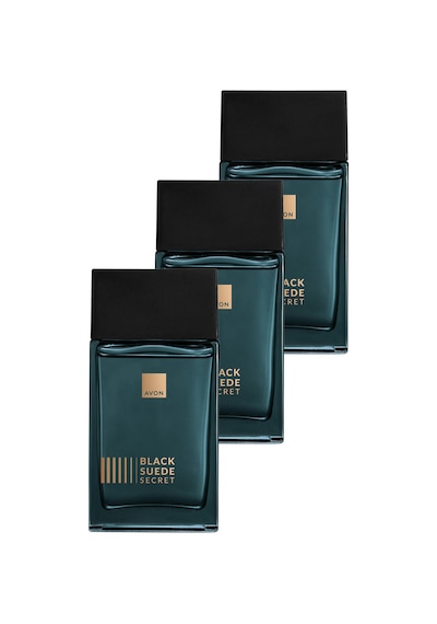 Avon Black Suede Secret Erkek Parfüm EDT 3 x 75 ML