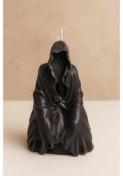 Hayalet Kral Mum Halloween Bayramı Korku Dekorasyonu Dark Obje Mum
