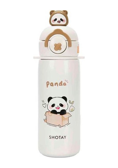 Shotay Termos Matara Panda 430 Ml. Beyaz Sht-st-8818
