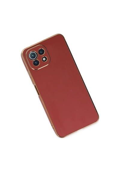 Xiaomi Mi 11 Lite Uyumlu Kılıf Volet Silikon - Kırmızı