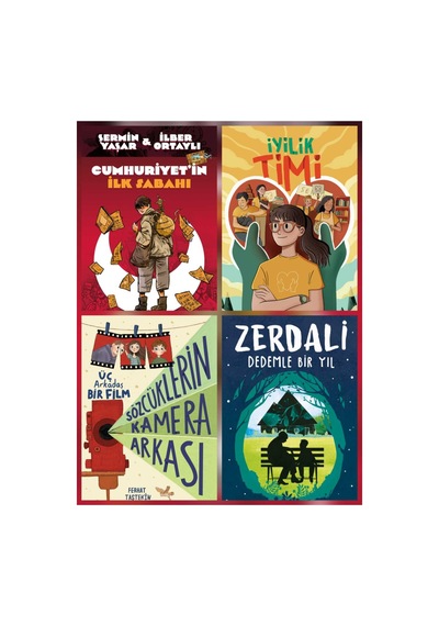 Cumhuriyetin İlk Sabahı & İyilik Timi & Sözcüklerin Kamera Arkası & Zerdali 4'lü Set