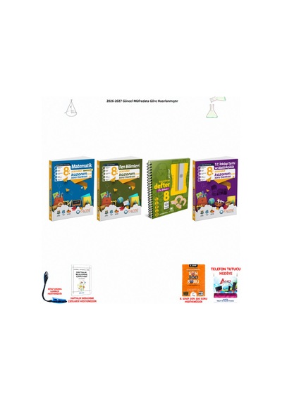 Çanta 8. Sınıf Lgs Tüm Dersler 110 4 Kitap Seti