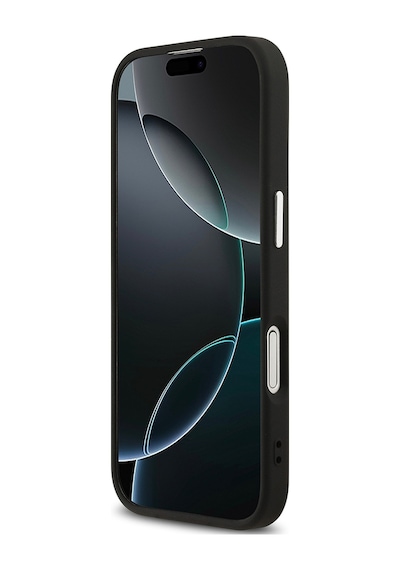 Apple Uyumlu iPhone 17 Kılıf Guess Lisanslı M-safe Özellikli 4g Klasik Yazı Logolu Kapak Siyah Siyah
