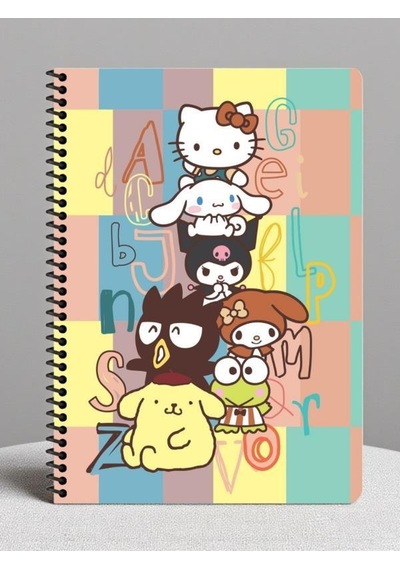 Keskin Color Hello Kitty And Friends A4 Spiralli 80 Yaprak - Harfler