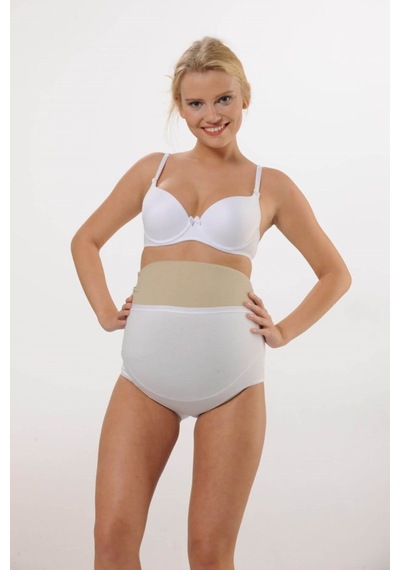 Hmd Underwear Kadın 3'lü Beyaz Pamuklu Yüksel Bel Hamile Lohusa Külot & Rahat Doku -hmd1413-3 Beyaz