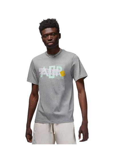 Jordan M Brand Gfx Ss Crew 3 Erkek T-shirt Dm1426-091 Gri-gri