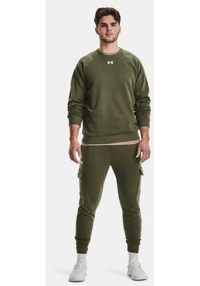 Under Armour Ua Rival Fleece Crew Erkek Sweatshirt-27197-yeşil