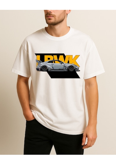 Lbwk Baskılı T-shirt Beyaz