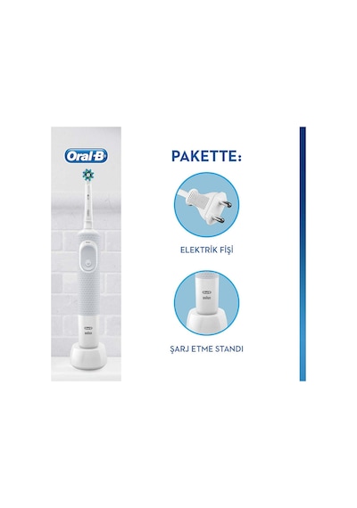 Oral-B Vitality 100 Cross Action White Elektrikli Diş Fırçası