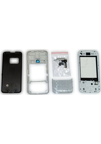 Nokia N81 Kasa Kapak Tuş Takımı N81 Uyumlu Siyah Renk Orta Kasa Ö