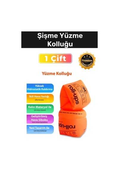 Özel Üretim Pvc Malzeme Kolu Saran Hava Yastıklı Her Yaşa Uygun Şişme Yüzme Kolluğu Çok Renkli