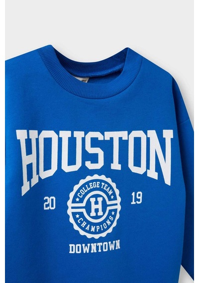 Defacto Erkek Bebek Bisiklet Yaka Baskılı İçi Yumuşak Tüylü Sweatshirt E9238a525aube142 Mavi Defacto Erkek Bebek Bisiklet Yaka Baskılı İçi Yumuşak Tüylü Sweatshirt E9238a525aube142 Mavi