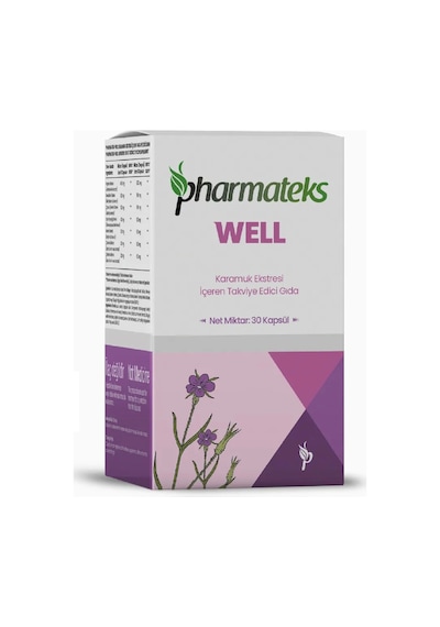 Pharmateks Well Karamuk Ekstresi Içeren Takviye Edici Gıda 30 Kapsül
