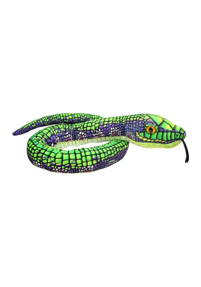 Wild Republic Yeşil Pullu Yılan 137 Cm 25497 Çok Renkli