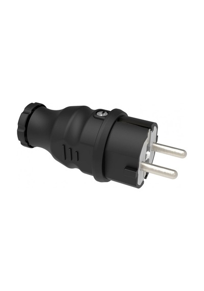 Bk1-1402-2011 1x16a.220v.kauçuk Düz Fiş - 10'li Paket