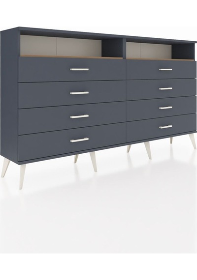 Arges Konsol 2 Raflı 8 Çekmeceli 176x30x99 Antrasit-çam/antrasit Atlas Çam/antrasıt - Antrasıt Arges Konsol 2 Raflı 8 Çekmeceli 176x30x99 Antrasit-çam/antrasit Atlas Çam/antrasıt - Antrasıt