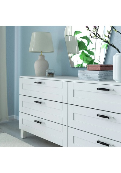 Ikea Klıngstorp 2'li Mobilya Kulpu 141 Mm Krom - Siyah