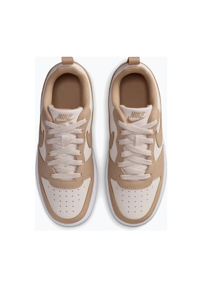 Nike Genç Ayakkabı Court Borough Low 2 Günlük Çocuk Ayakkabısı Sneaker Spor Ayakkabı Bej/beyaz/karamel Bej/beyaz/karamel