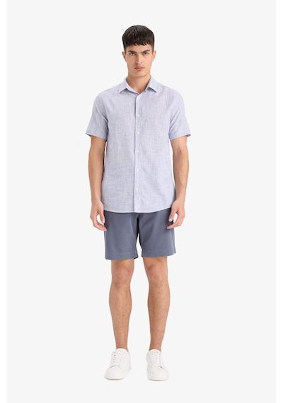 Defacto Regular Fit Dokulu Bermuda E2234ax25smın269 İndigo