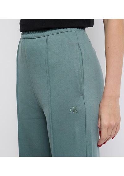 Calvin Klein Archıve Logo French Terry Trackp Kadın Yeşil Eşofman Altı
