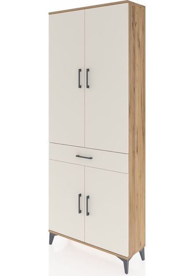 Arges Dolap 4 Raflı Tek Çekmeceli 4 Kapaklı 88x30x221 Çam-aytaşı Atlas Çam Arges Dolap 4 Raflı Tek Çekmeceli 4 Kapaklı 88x30x221 Çam-aytaşı Atlas Çam