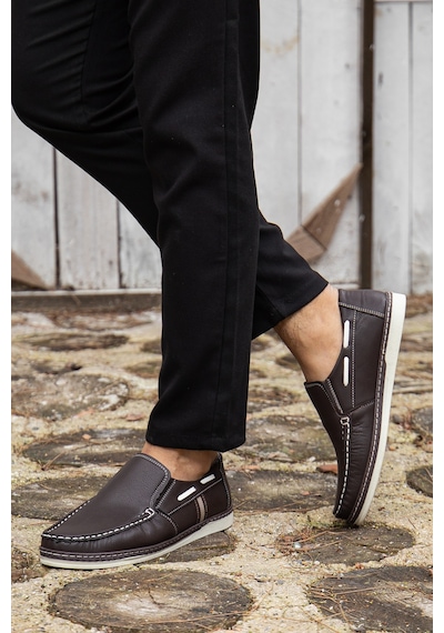 Daxtors D0507 Günlük Ortopedik Erkek Casual Ayakkabı Kahverengi