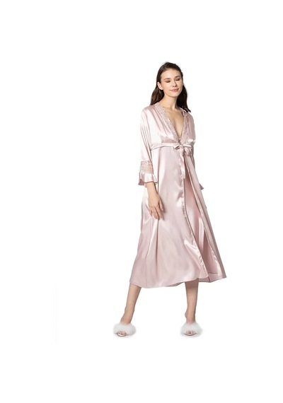 Ang Butik Kadın Pierre Cardin 6025 Kısa Gecelikli 6'lı Set Takımı pudra