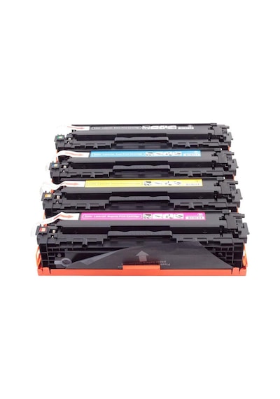 Ekoset Hp M254 M280 M281 Uyumlu 4 Renk Toner Cf540A/543A U