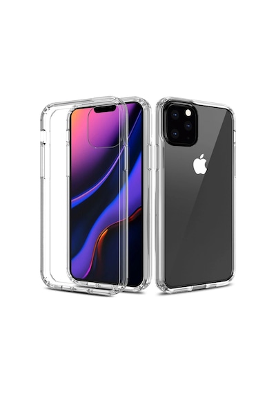 Gld-spt- Newface Apple Uyumlu iPhone 11 Pro Max Kılıf Lüx Şeffaf Silikon