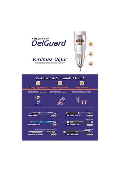 Zebra Delguard +2C Fonksıyonlu 0.5 Uclu Sıyah