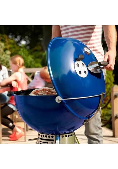 Weber Gbs E-5750 Kömürlü Barbekü Ø 57 Cm Okyanus Mavisi Siyah
