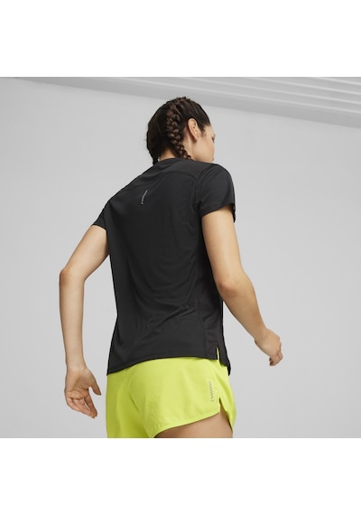 Puma Run Favorites Velocity Kadın Siyah Yuvarlak Yaka Tişört 52506101 Siyah
