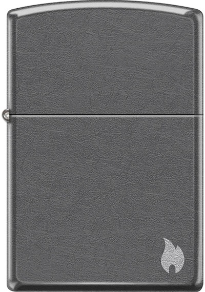 Zippo Flame Dizayn Çakmak - Gray Dusk Gri