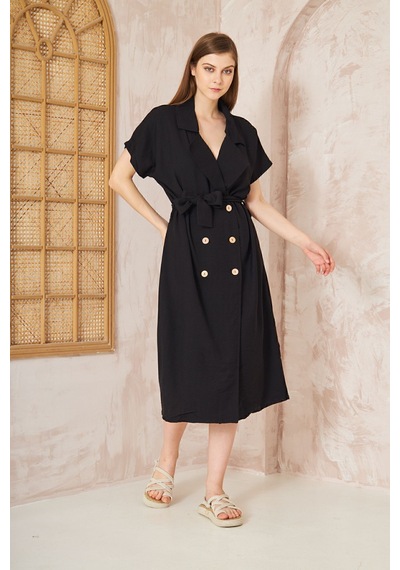 Pasaklı Giyim Kadın Keten Siyah Oversize Geniş Kesim /salaş /uzun Kısa Kollu Yazlık Ceket Elbise 700-3162451 Pasaklı Giyim Kadın Keten Siyah Oversize Geniş Kesim /salaş /uzun Kısa Kollu Yazlık Ceket Elbise 700-3162451