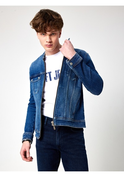 Slim Fit Erkek Ceket Mavi