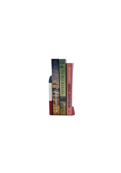 Modern Kemer Tasarımlı Blok Renkli Kitap Desteği