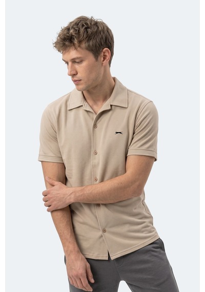 Slazenger Katelın Erkek Bej Gömlek