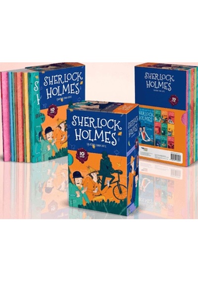 Sherlock Holmes Turuncu Kutulu 10 Kitaplık Set