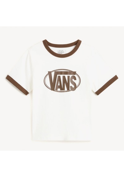 Vans Center Chest Ringer Kadın Beyaz T-shirt Vn000txsc9f1