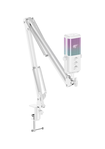 Havit Gamenote Gk65 Pro Rgb Oyuncu Ve Yayıncı Mikrofonu - 192khz/24bit Ses Kartlı & Akrobat Kollu Set