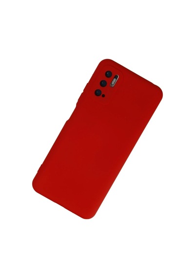 Xiaomi Redmi Note 10 5g Kılıf Nano İçi Kadife Silikon - Kırmızı Belirtilmemiş