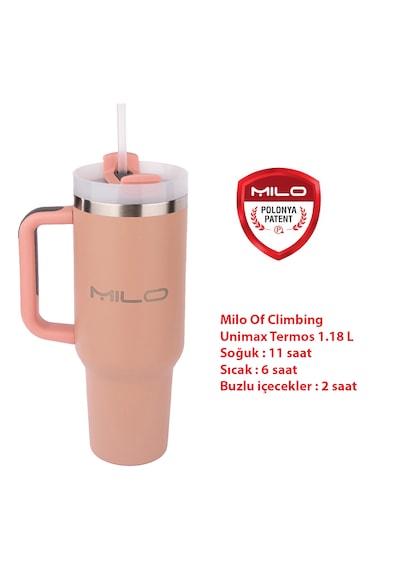 Milo Of Climbing The Unimax 1.18 L Çelik Termos Turuncu