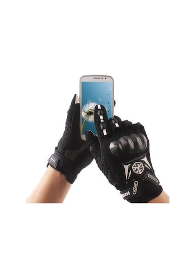 Scoyco Mc20 Carbon Fiber Eldiven (Kırmızı-Siyah) (434128015)