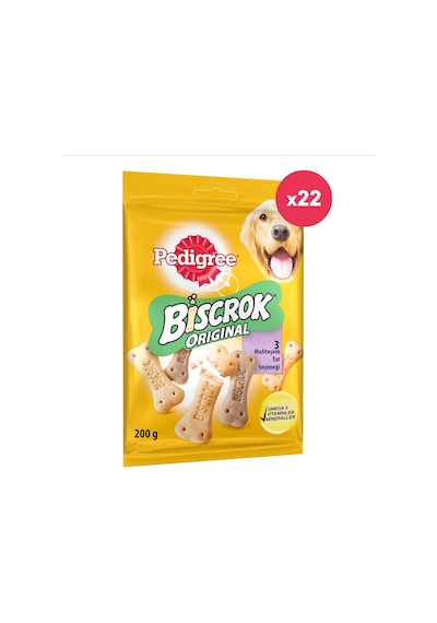 Pedigree Biscrok Original Köpek Ödül Bisküvisi 22 x 200 G