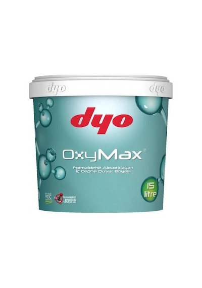 Dyo Oxymax Antibakteriyel Saf Akrilik İç Cephe Boyası 15 Lt Beyaz Diğer