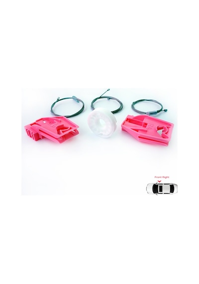 Skoda Octavia MK2 2004-2013 İçin Ön Sağ Kapı Cam Kriko Tamir Seti